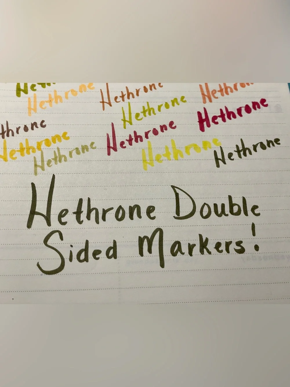 Hethrone Set of 22 Dual-Tip Neutral Tone Markers - Assorted Beige, Brown, Peach